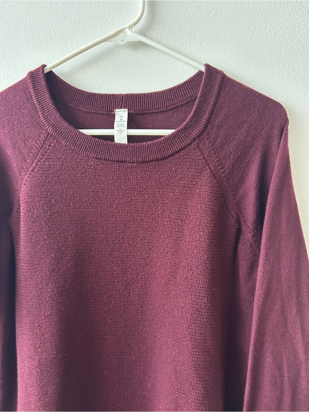lululemon athletica Women's Crewneck Sweater in Berry - Picture 3 of 5